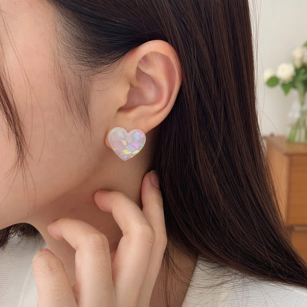 Сердечки с пайетками для открыток оптом из Китая — фотография 2