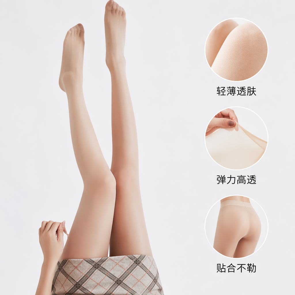 Колготки телесные 15D базовые оптом из Китая — фотография поставщика
