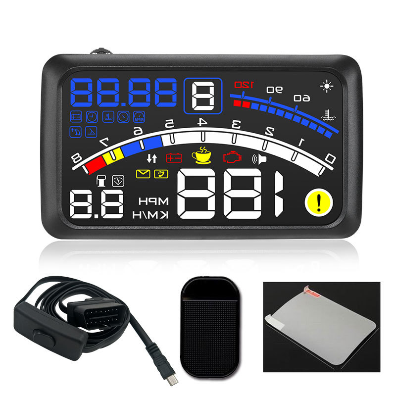 Проектор на лобовое стекло с подключением OBD2 оптом из Китая — фотография поставщика