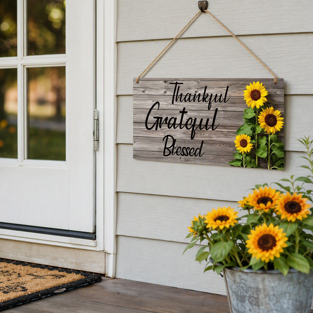 Подвеска деревянная с подсолнухом и надписью оптом из Китая — фотография 2