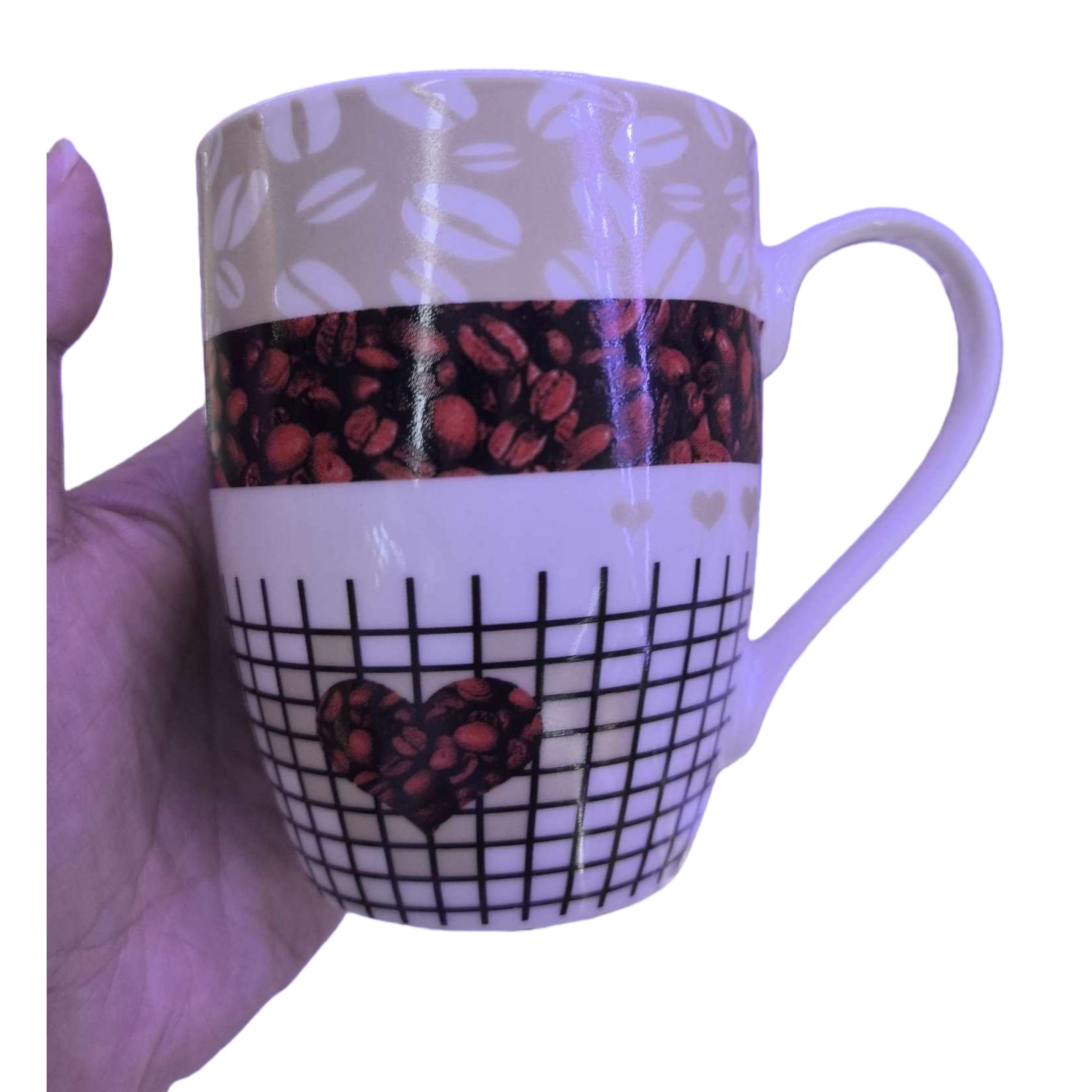 Кружка керамическая с кофейным рисунком оптом из Китая — фотография 5