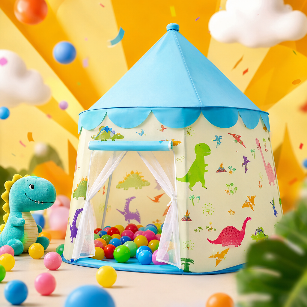 Игровой домик с бассейном для шариков оптом из Китая — фотография 4