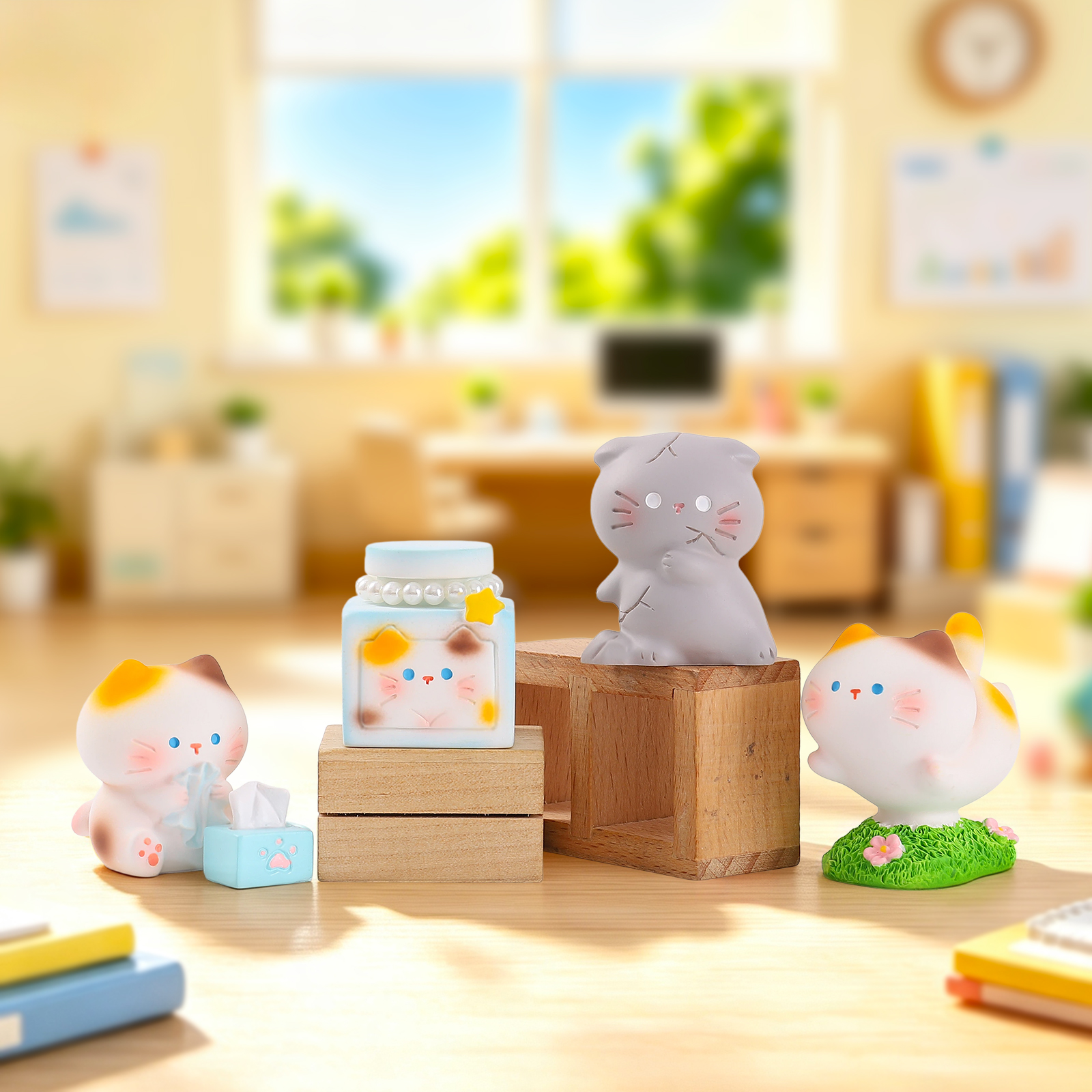 Фигурка из смолы блайнд-бокс с аромакамнем оптом из Китая — фотография 4