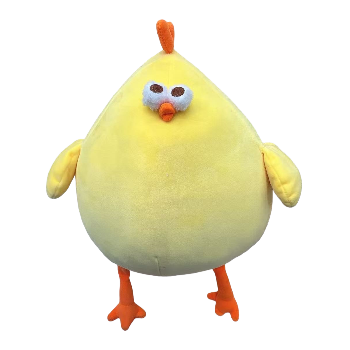 Игрушка плюшевая жёлтая курочка оптом из Китая — фотография 5