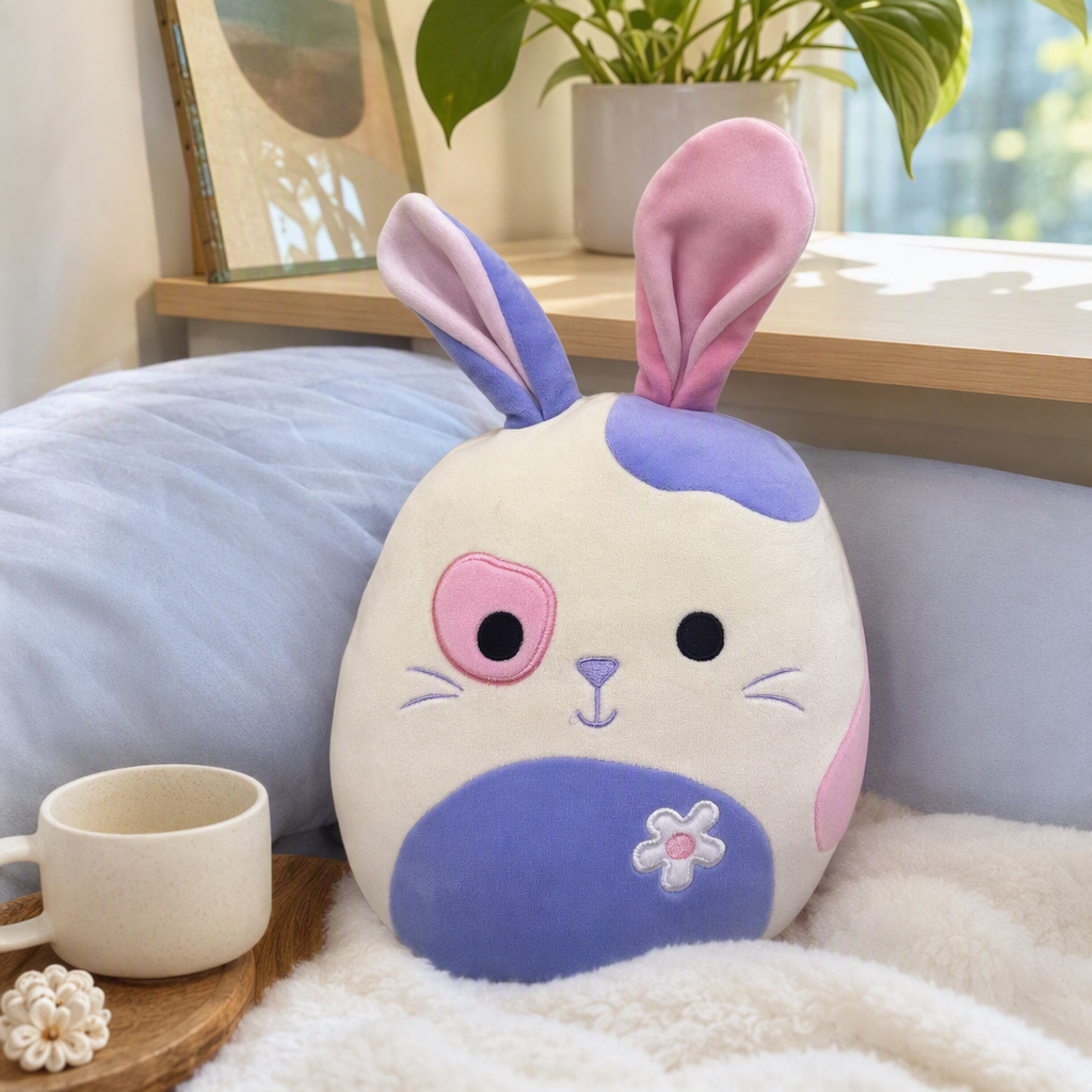 Игрушка-подушка разноцветный мультяшный кролик оптом из Китая — фотография 2
