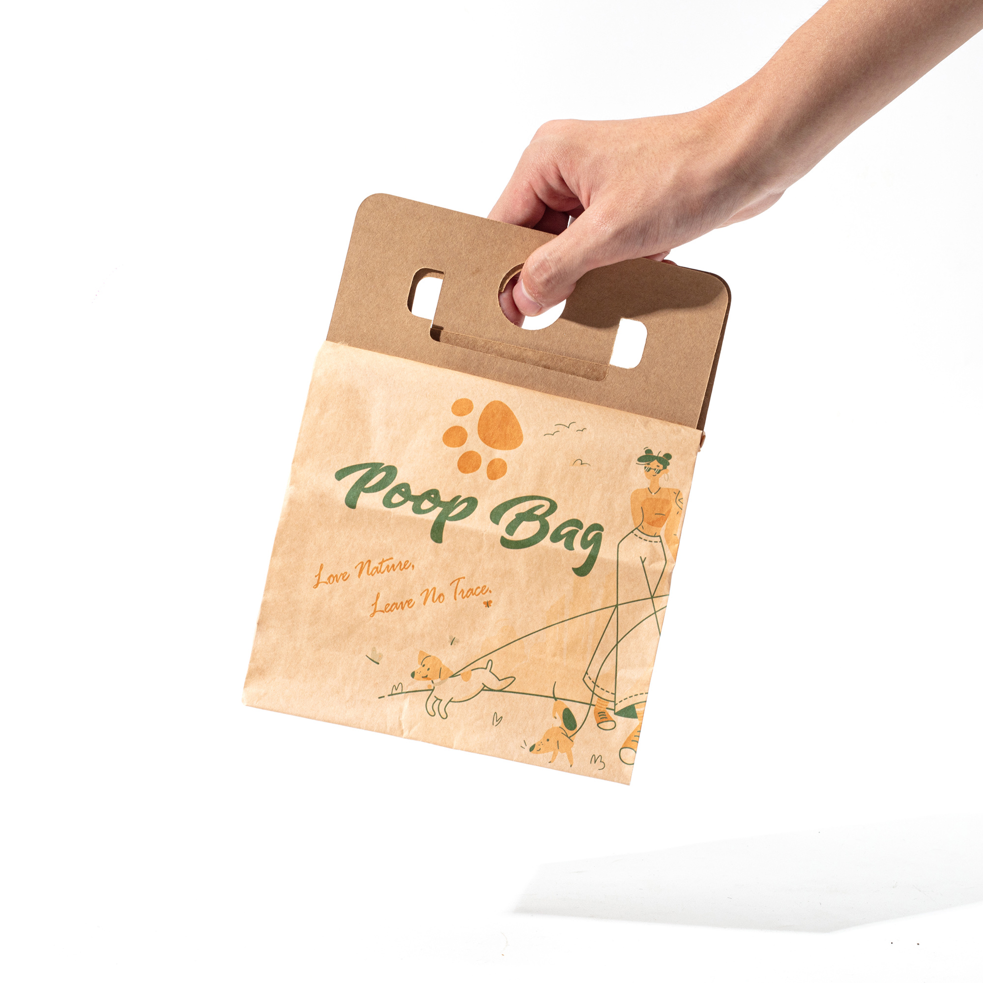 Лоток одноразовый для собак из крафт-бумаги оптом из Китая — фотография 2