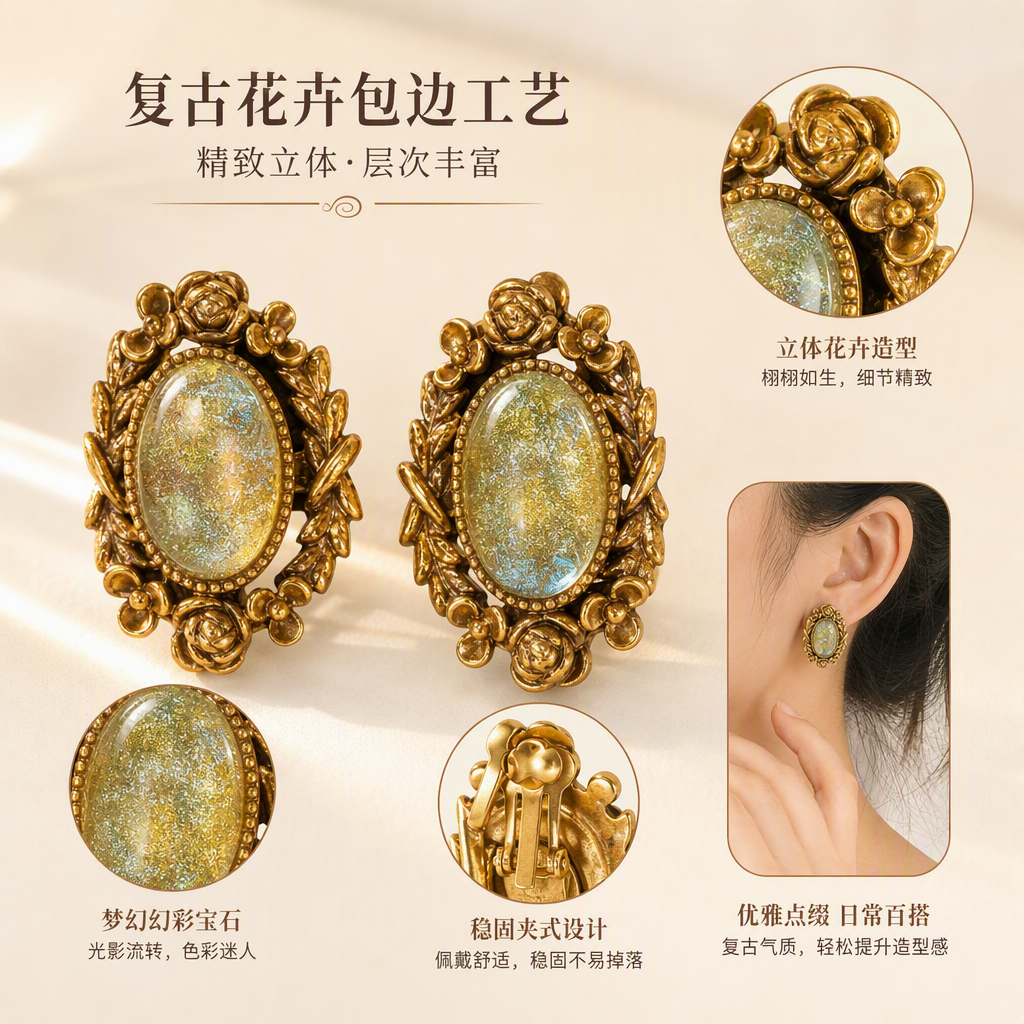 Серьги женские лаконичные декоративные оптом из Китая — фотография 5