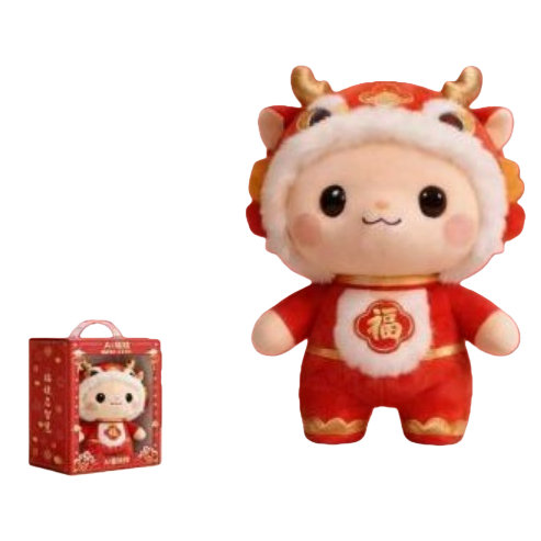Игрушка интерактивная красная кукла Фува оптом из Китая — фотография 5