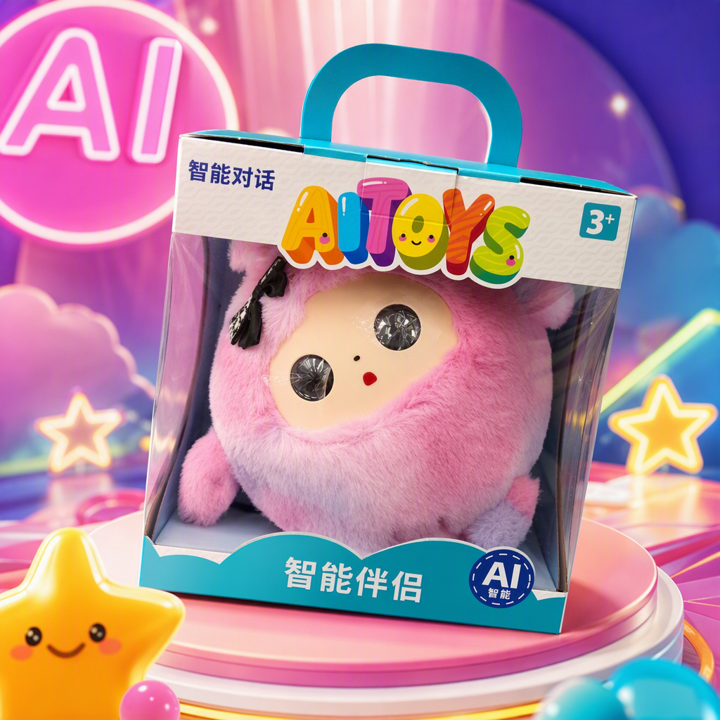 Игрушка-подушка розовая плюшевая для детей оптом из Китая — фотография 3
