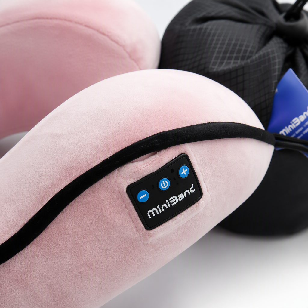 Подушка под шею с Bluetooth-динамиками оптом из Китая — фотография 4