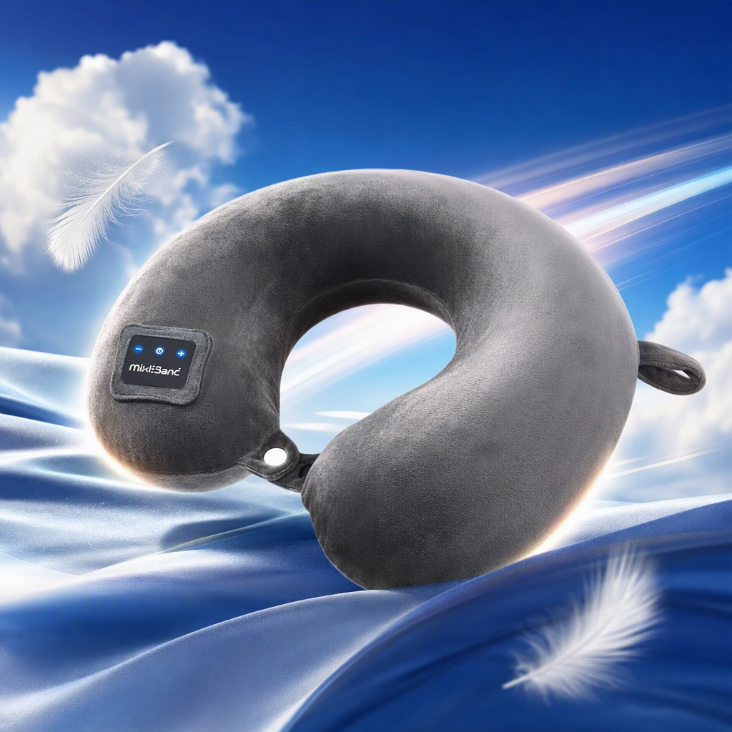 Подушка под шею U-образная с Bluetooth оптом из Китая — фотография 3
