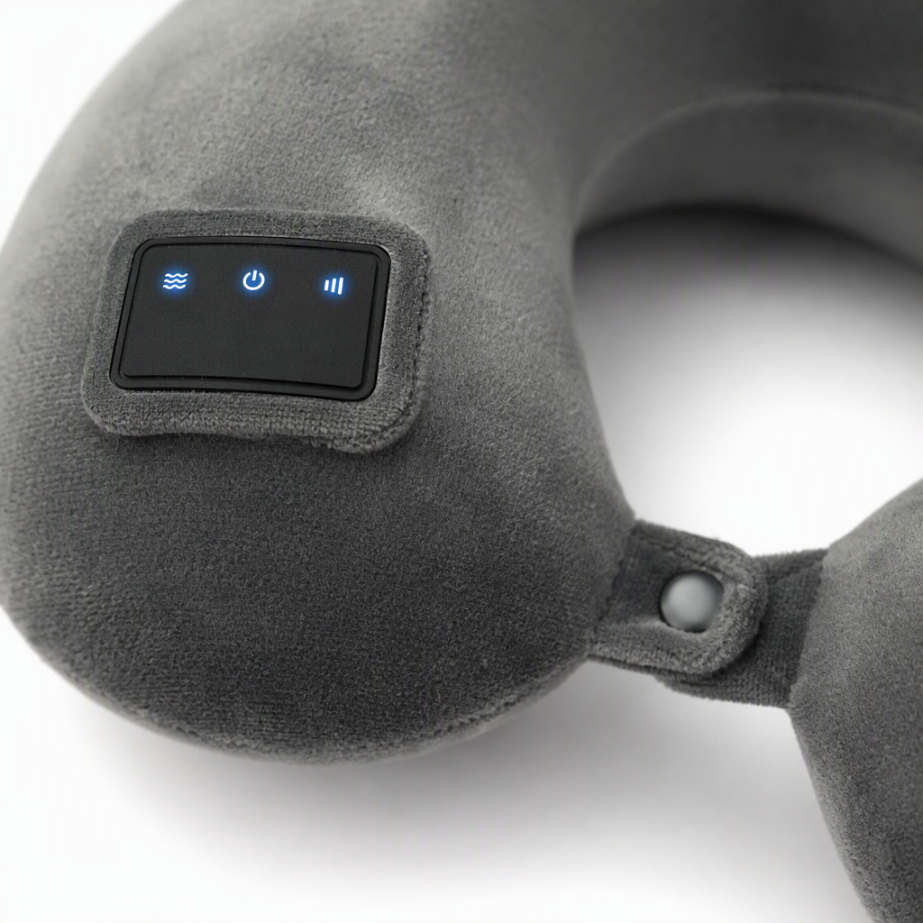 Подушка под шею U-образная с Bluetooth оптом из Китая — фотография 4