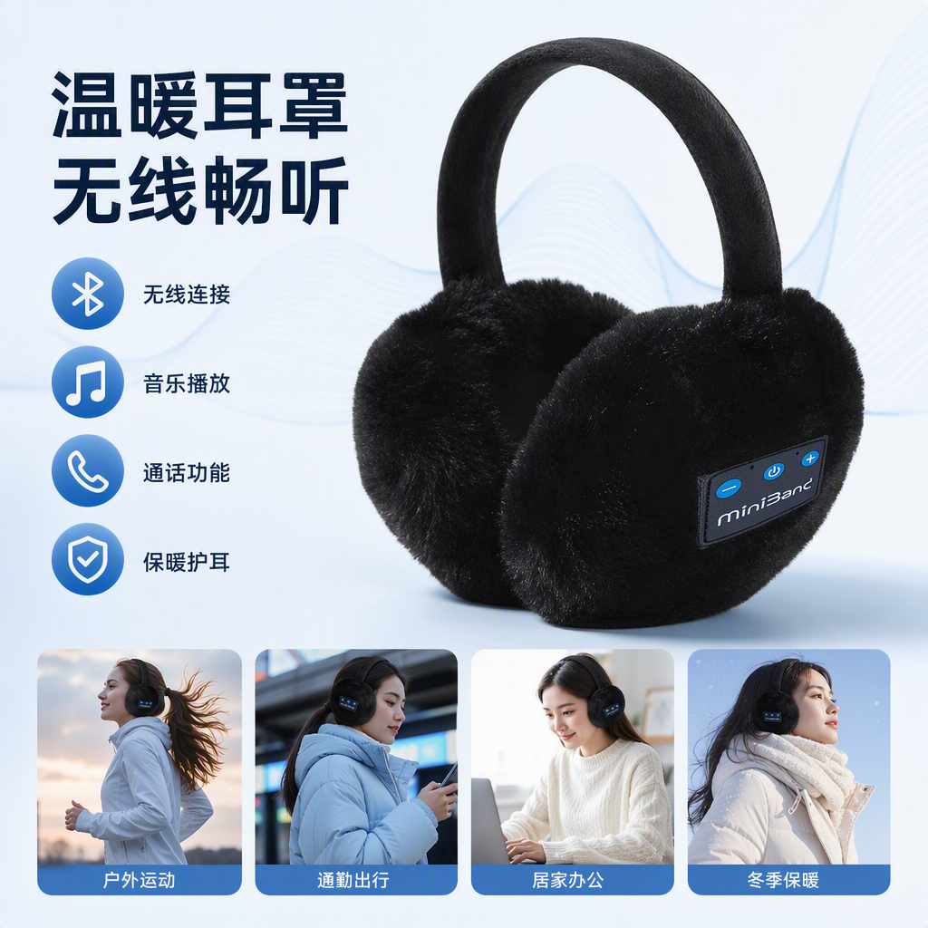 Наушники-повязка мягкие с Bluetooth оптом из Китая — фотография поставщика