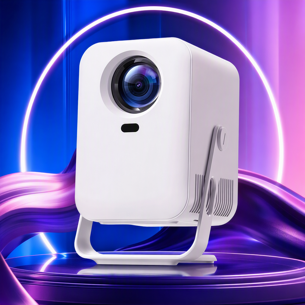 Проектор портативный белый оптом из Китая — фотография 3