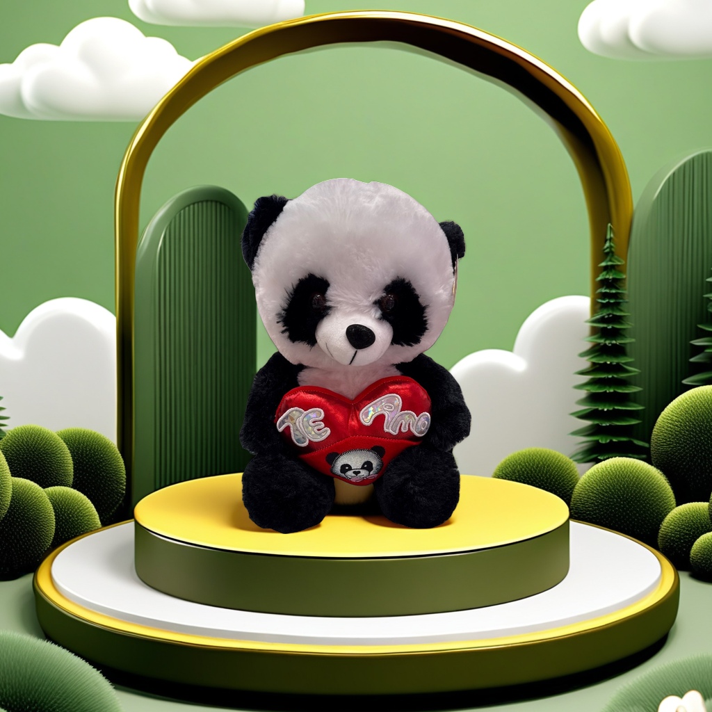 Игрушка мягкая «панда» обнимашка оптом из Китая — фотография 2