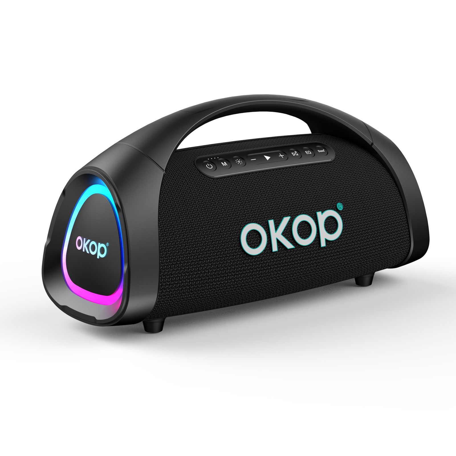 Колонка портативная 8013 с подсветкой RGB оптом из Китая — фотография 5