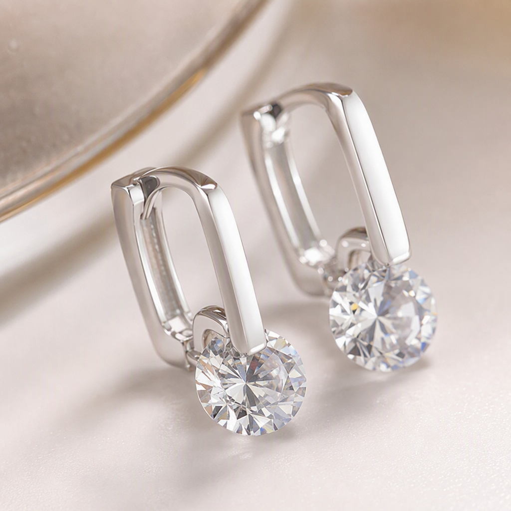 Серьги-кисточки серебристые оптом из Китая — фотография 4