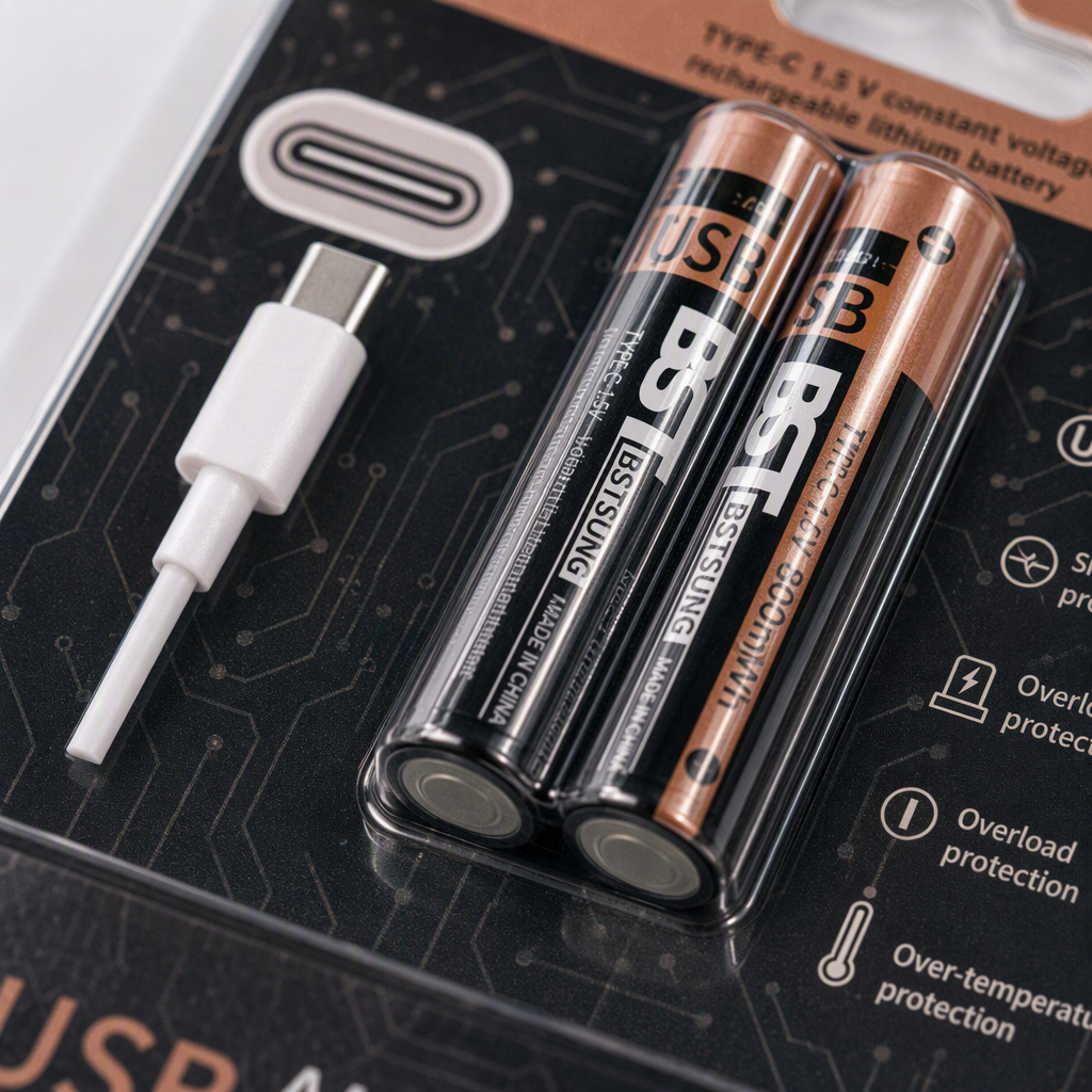 Аккумулятор AAA с зарядкой через USB оптом из Китая — фотография 4